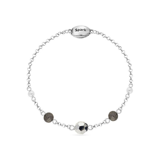 Spark Zilveren Armband met Swarovski kristallen BMM11003L