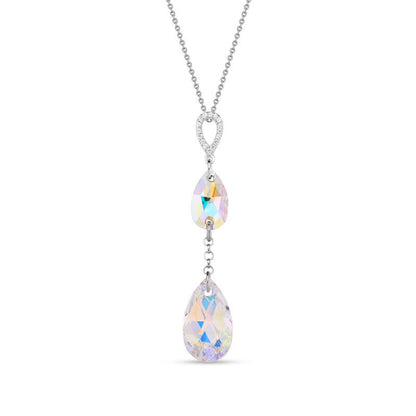 Spark zilveren ketting met Swarovski kristallen hanger NCR323061061ABAB