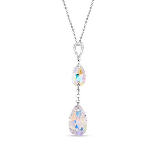 Spark zilveren ketting met Swarovski kristallen hanger NCR323061061ABAB