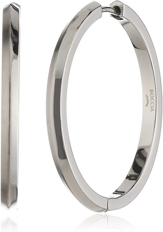 Boccia Titanium Hoop Earrings 0571-01 