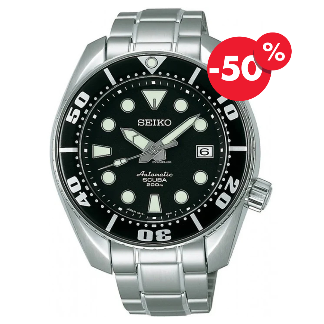 Seiko Prospex horloge SBDC001 sea automatic heren scuba zwart