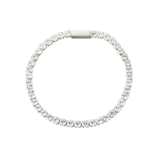 Roestvrij Stalen gala schitter Armband zirkonia