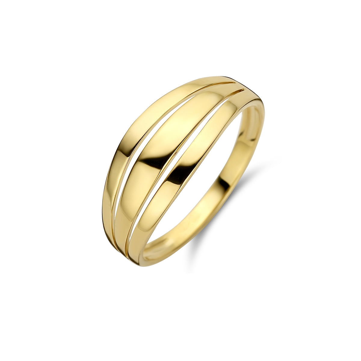 18KT geel gouden ring 061204