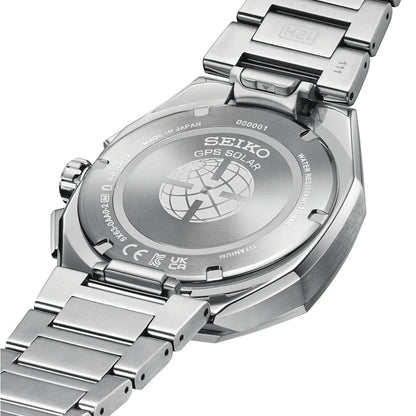 Seiko Astron HAB002J1 titanium herenhorloge GPS solar chrono zwart