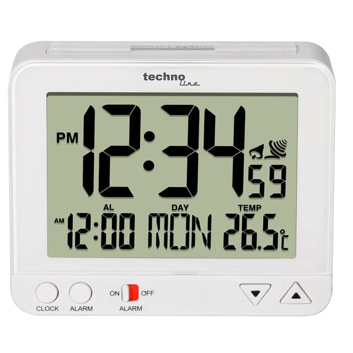 Alarm clock Technoline WT195 white 