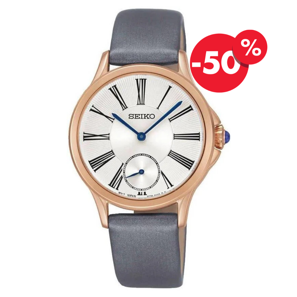 Seiko horloge dames SRKZ54P1 quartz roman white dial