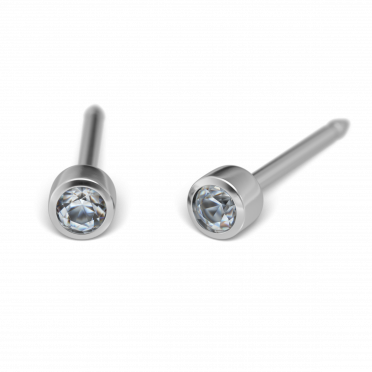 Studex inschietoorbellen met zirconia steen 7532-0204