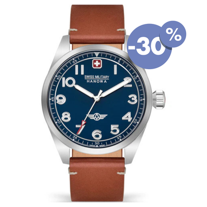 Swiss Military Hanowa horloge heren SMWGA2100402 blue dial