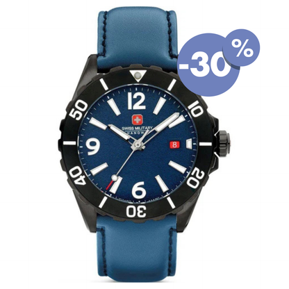 Swiss Military Hanowa horloge heren SMWGB0000250 blue
