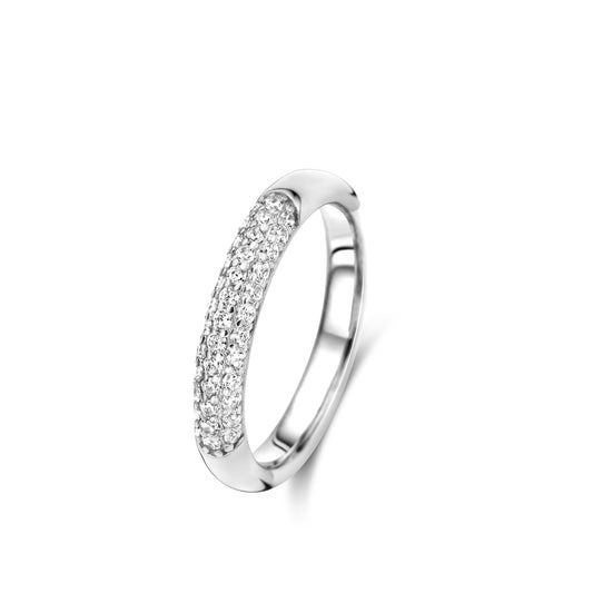 Naiomy Silver zilveren ring met zirconia steen N3W55