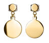 Boucles d'Oreilles Pendantes Circulaires en Titane Boccia 05065-02 