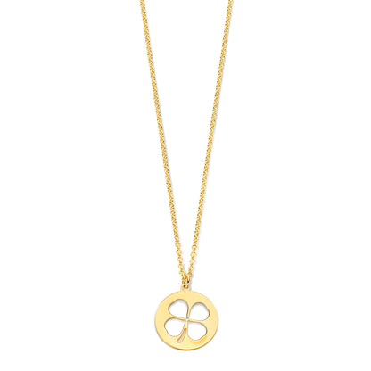 18KT  gouden ketting met hanger 067082/42