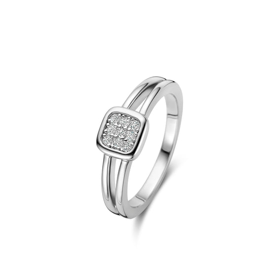 Naiomy Silver zilveren ring met zirconia N4K51