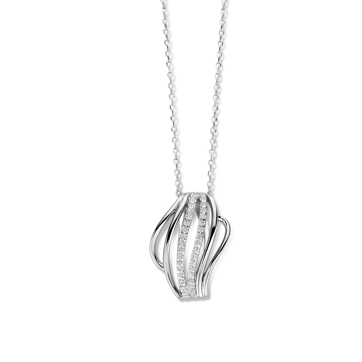 Naiomy silver zilveren ketting met hanger N4B54