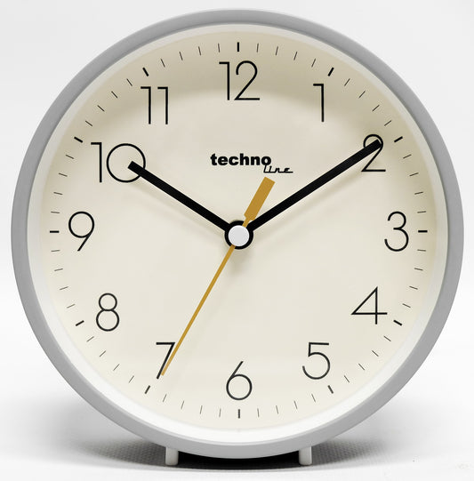 Quartz clock Technoline Modell H gray 