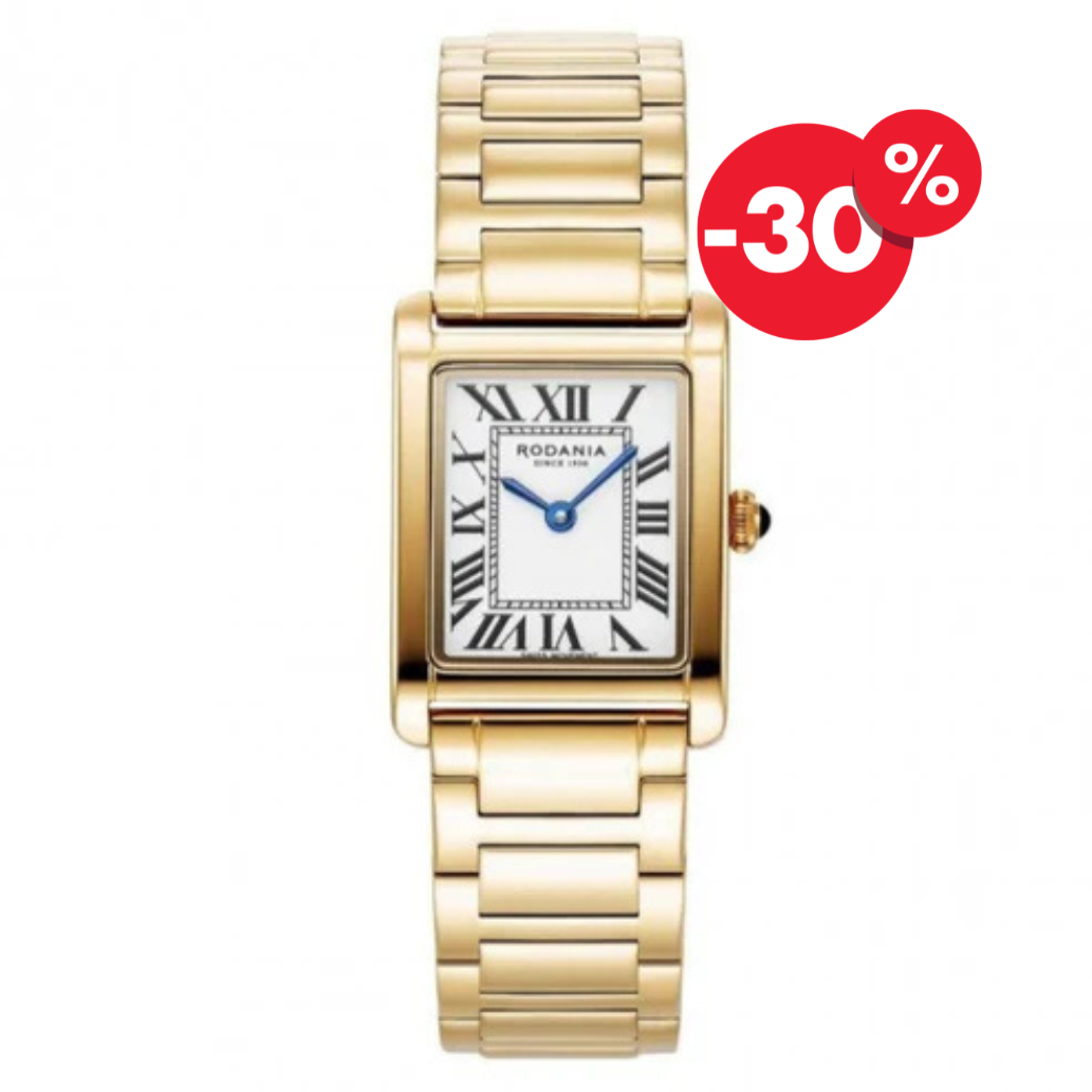 Rodania horloge dames Lausanne R27010 roman gold