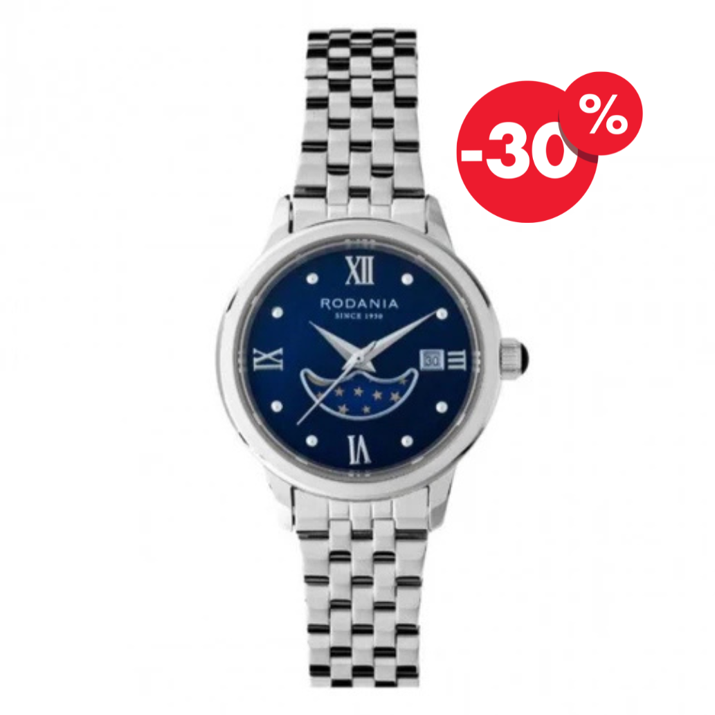 Rodania horloge dames Tavannes moon R31001 maanfase