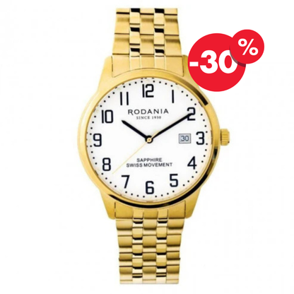 Rodania horloge heren Nyon sport 40 R22039 gold