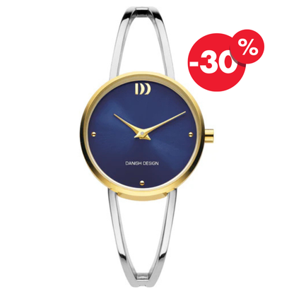 Danish Design dameshorloge IV73Q1230 bicolor blue dial
