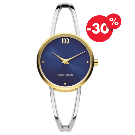 Danish Design dameshorloge IV73Q1230 bicolor blue dial