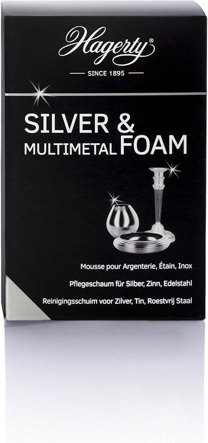 Gebruiksaanwijzing schoonmaken zilver en verzilverde metalen
Breng de pasta aan op een spons en laat deze schuimen;
Reinig het voorwerp minutieus;
Afspoelen met lauw water en afdrogen met een zachte doek;
Reinig uw zilver in een geventileerde ruimte en gebruik handschoenen;
Lees vóór gebruik de veiligheidsinstructies.