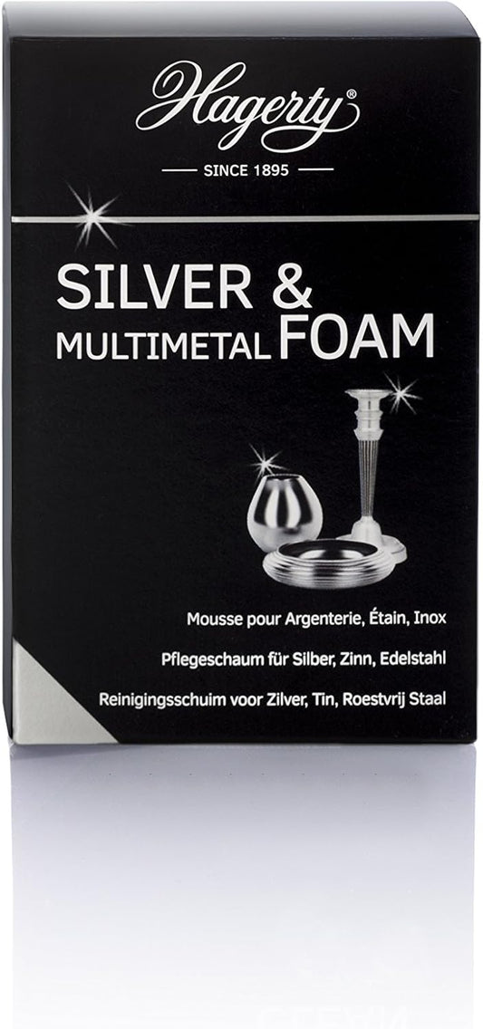 Gebruiksaanwijzing schoonmaken zilver en verzilverde metalen
Breng de pasta aan op een spons en laat deze schuimen;
Reinig het voorwerp minutieus;
Afspoelen met lauw water en afdrogen met een zachte doek;
Reinig uw zilver in een geventileerde ruimte en gebruik handschoenen;
Lees vóór gebruik de veiligheidsinstructies.