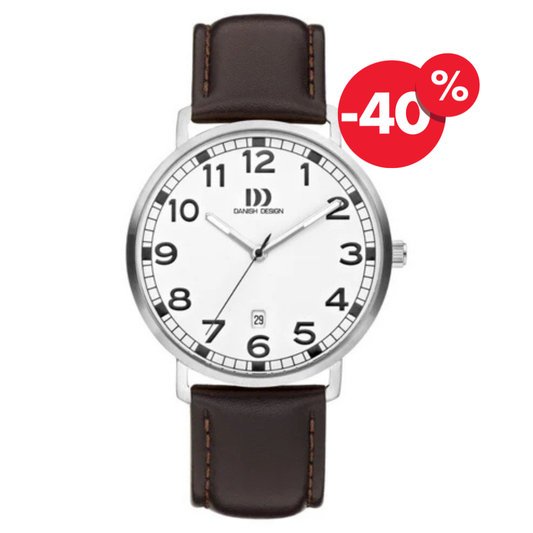Danish Design horloge heren  IQ12Q1179 dress watch arabische cijfers
