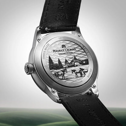 MAURICE LACROIX 1975 AUTOMATIC DATE 39MM LIMITED EDITION LEGACY 756207-SS001-330-2