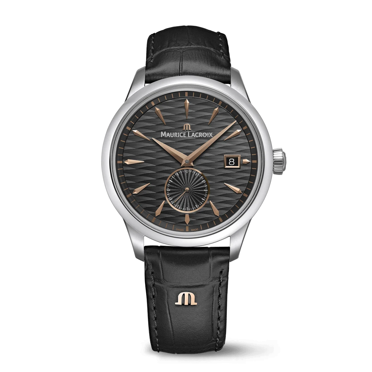 MAURICE LACROIX 1975 AUTOMATIC DATE 39MM LIMITED EDITION LEGACY 756207-SS001-330-2
