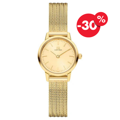 Danish Design dameshorloge 22mm IV06Q1268 gold mesh