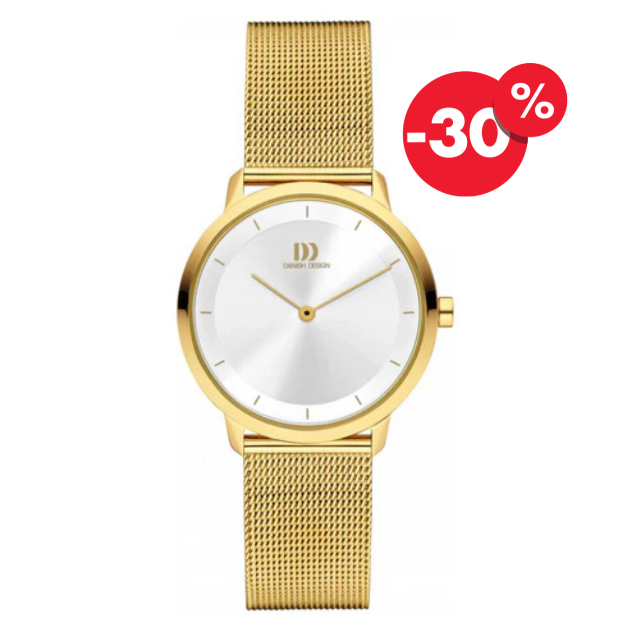 Danish Design Damenuhr IV05Q1258 Gold Milanaise-Armband