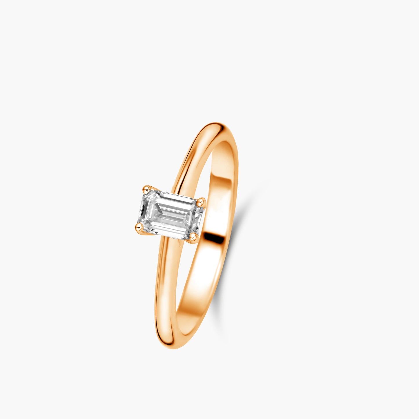 Solitaire Ring Classic roségoud