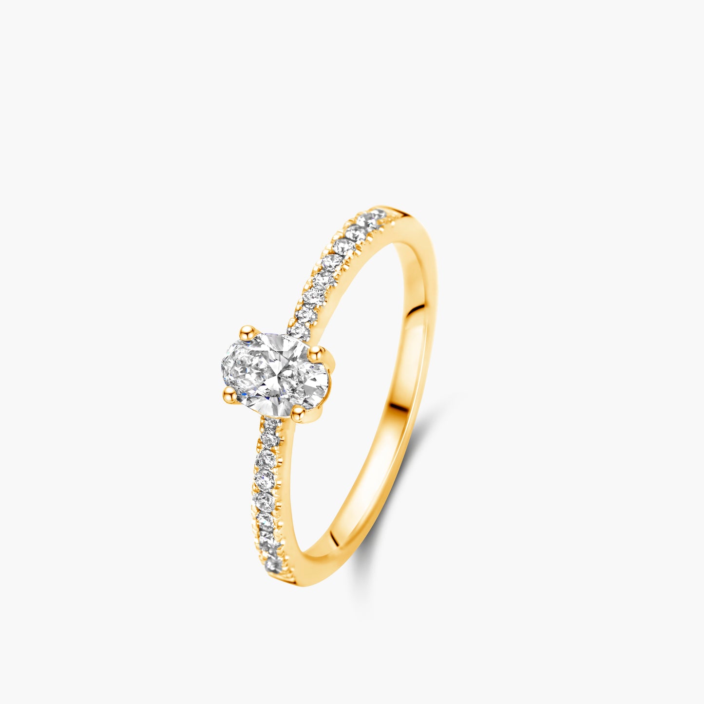 Solitaire Ring Classic Beyond geelgoud
