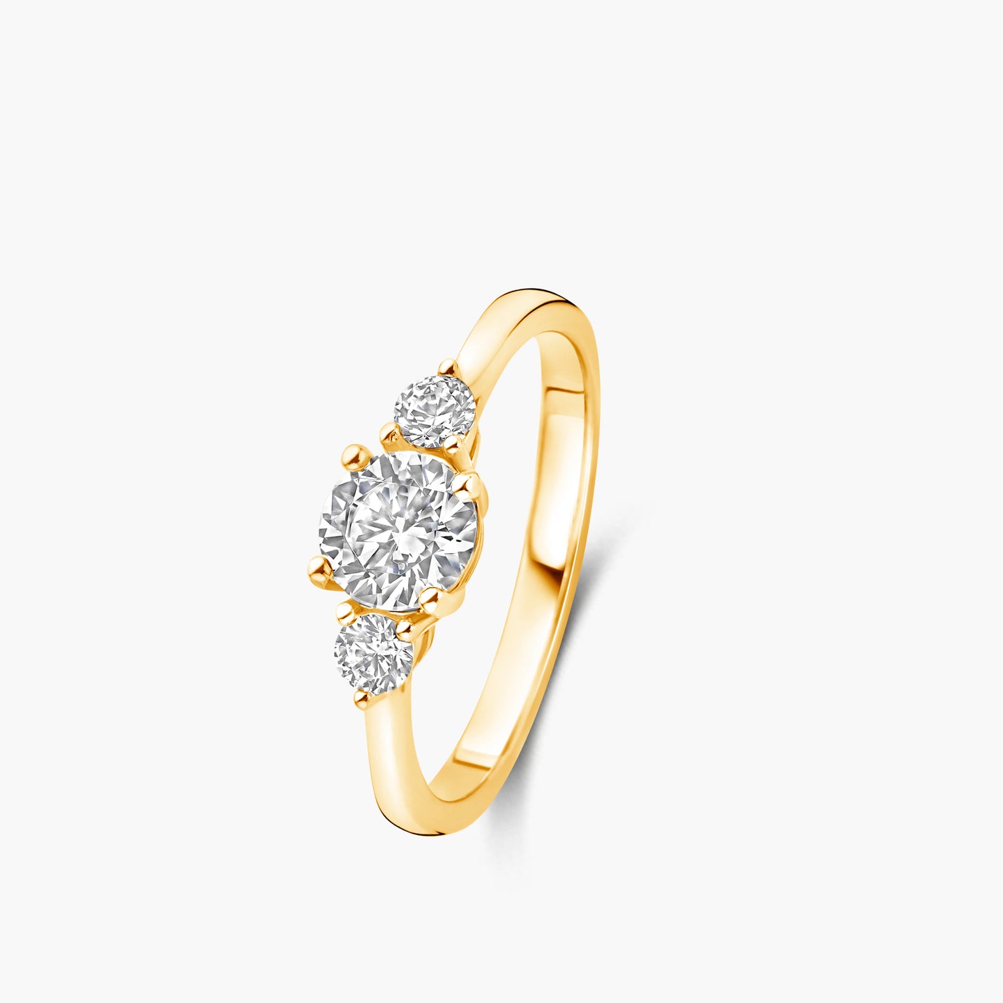 Ring Trilogie geelgoud