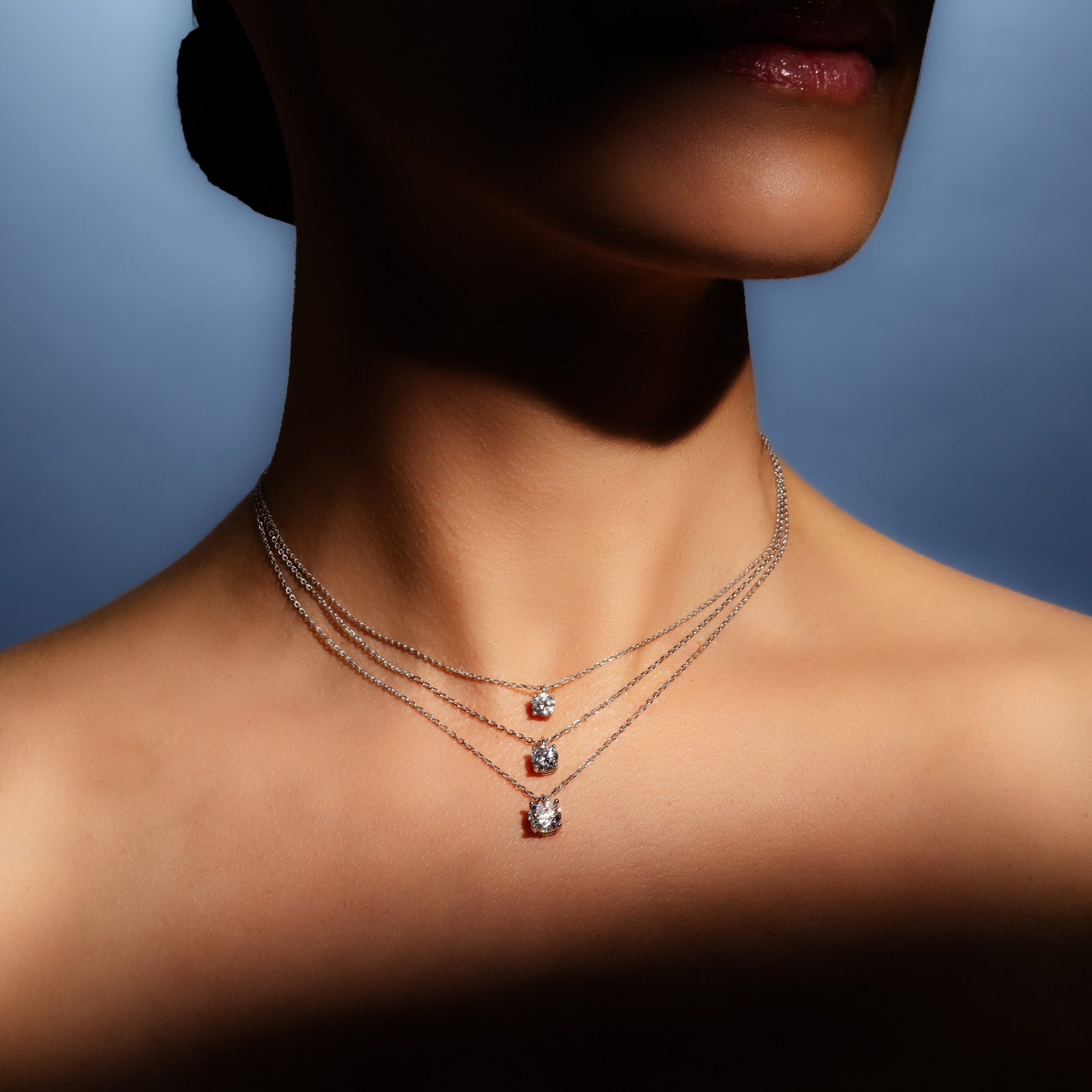 Necklace Solitair Four