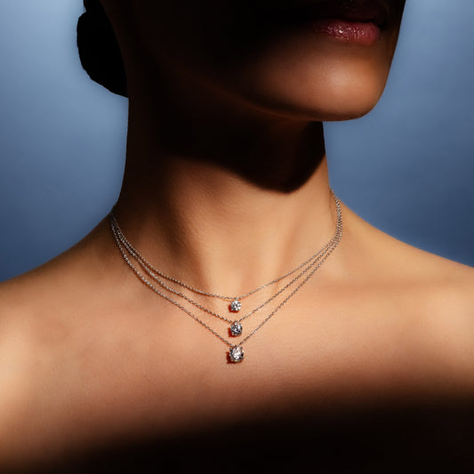 Necklace Solitair Four