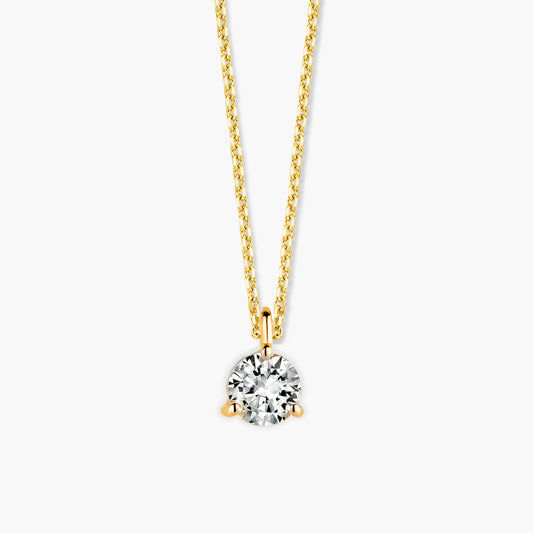 Necklace Solitair Three
geelgoud