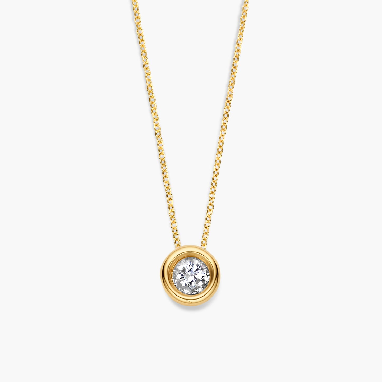Necklace Solitair Eternal
geelgoud
