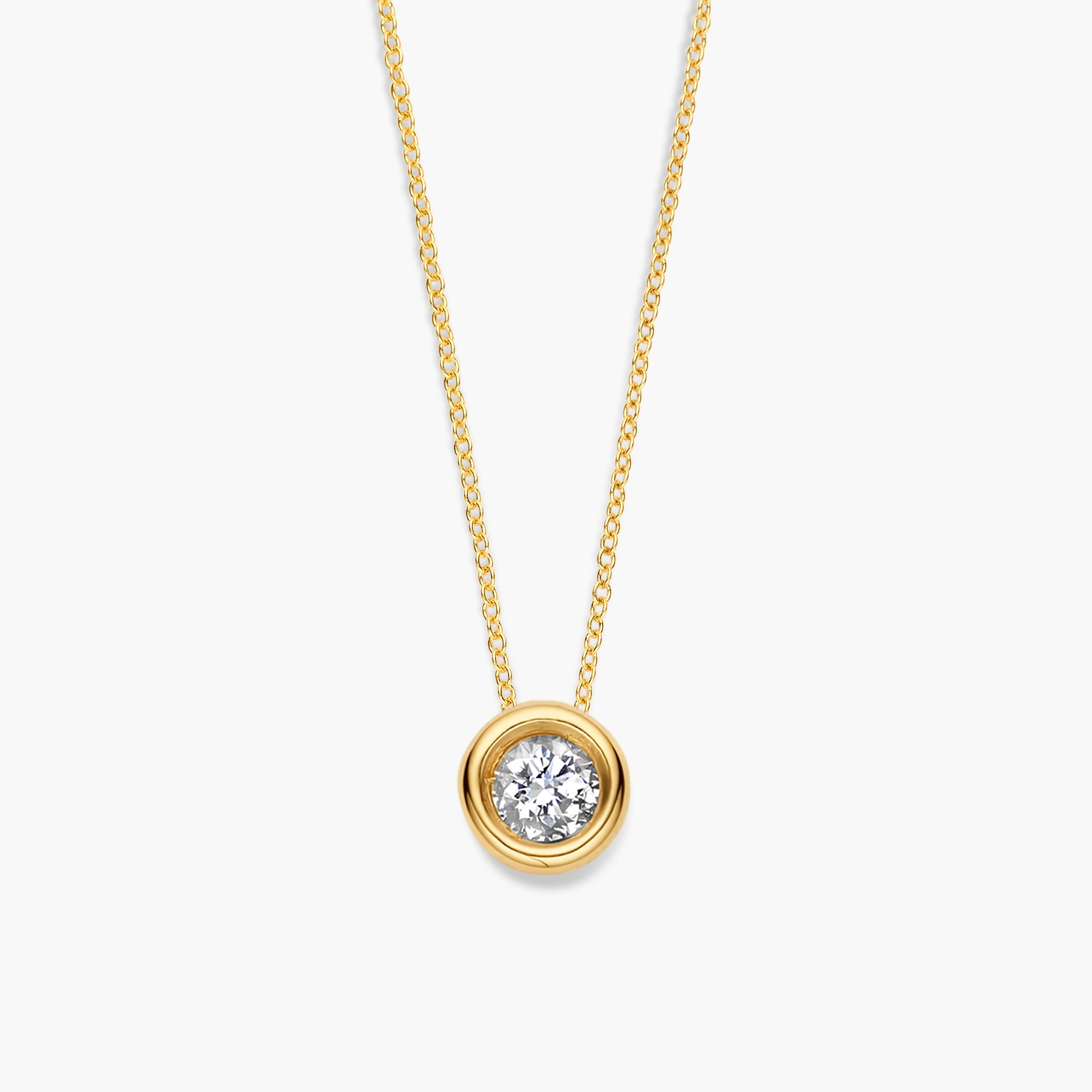 Necklace Solitair Eternal
geelgoud