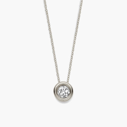 Necklace Solitair Eternal
witgoud