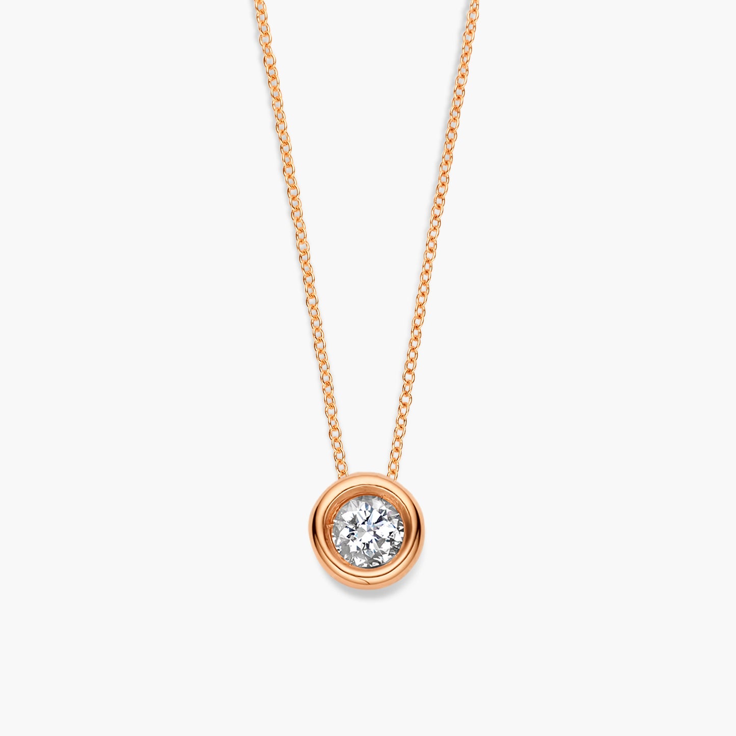 Necklace Solitair Eternal
roségoud