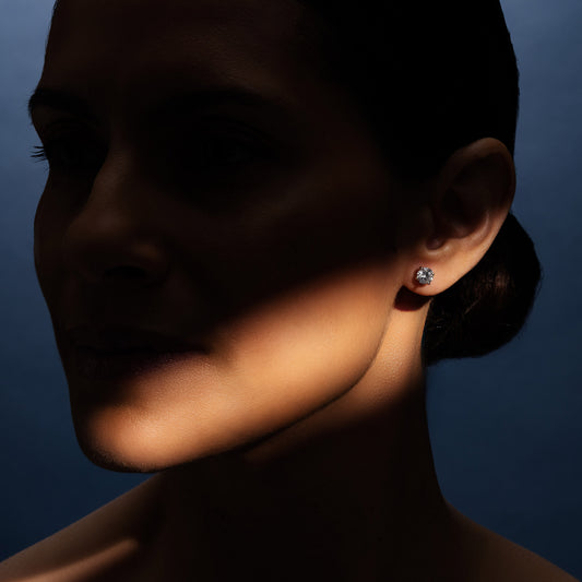 Earrings Solitaire Four