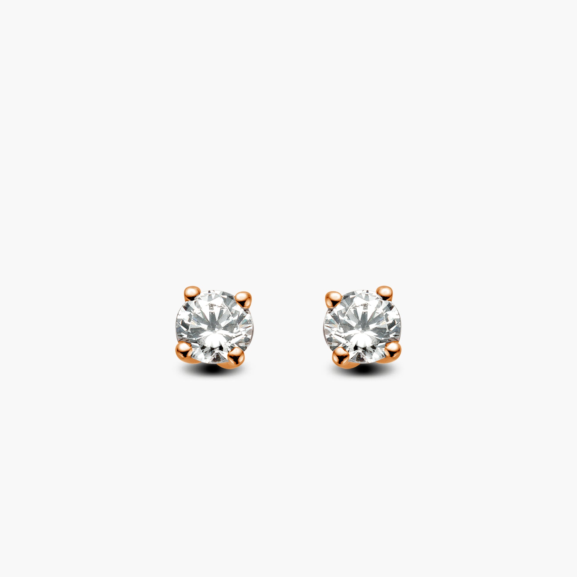Earrings Solitaire Four