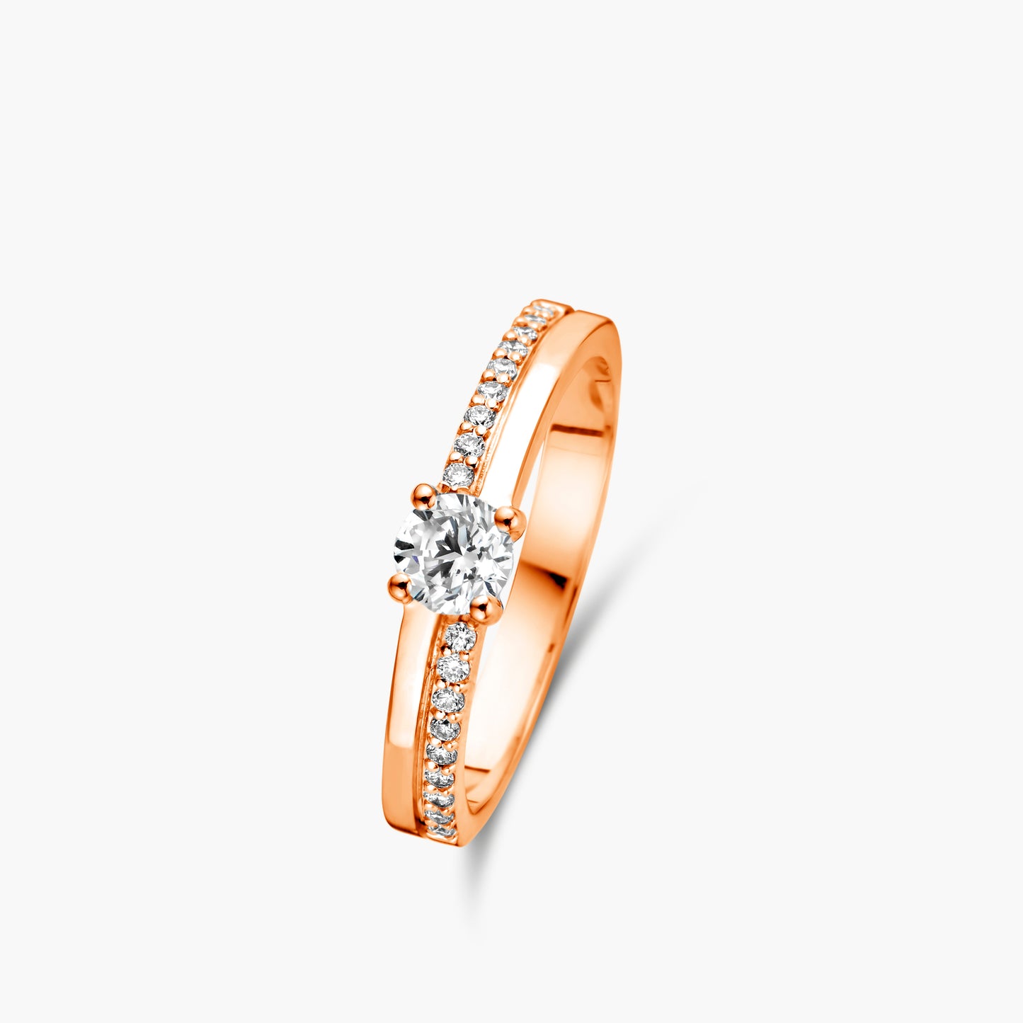 Solitaire Ring Resonance roségoud
