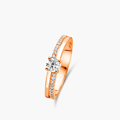 Solitaire Ring Resonance roségoud