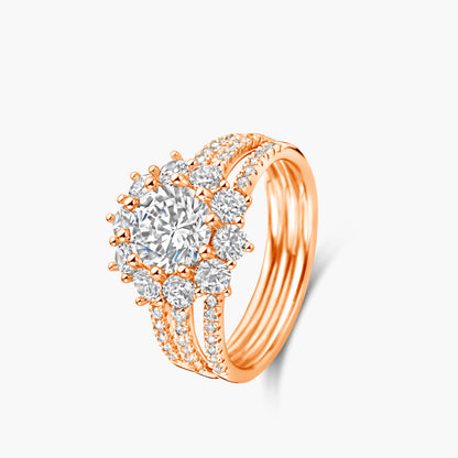 Solitaire Ring Beheyt Icon roségoud