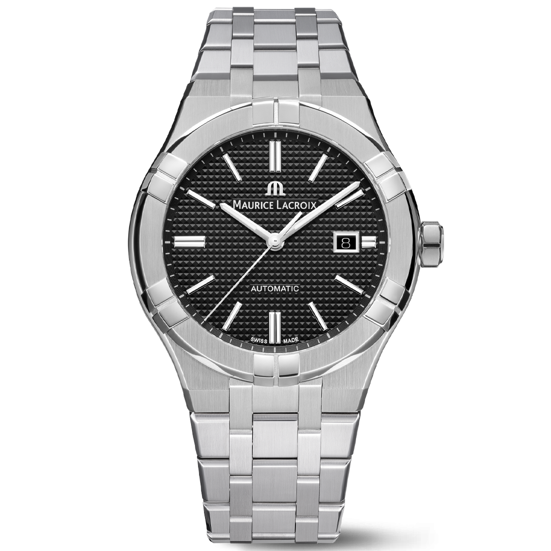 Maurice Lacroix AIKON Automatic Date 42mm Black Dial AI6008-SS002-330-1