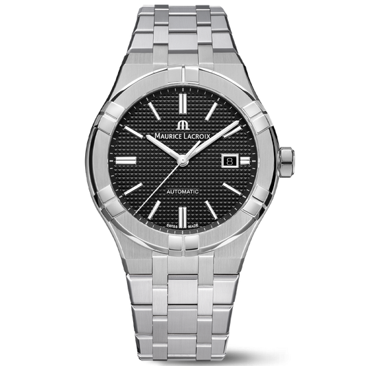 Maurice Lacroix AIKON Automatic Date 42mm Black Dial AI6008-SS002-330-1