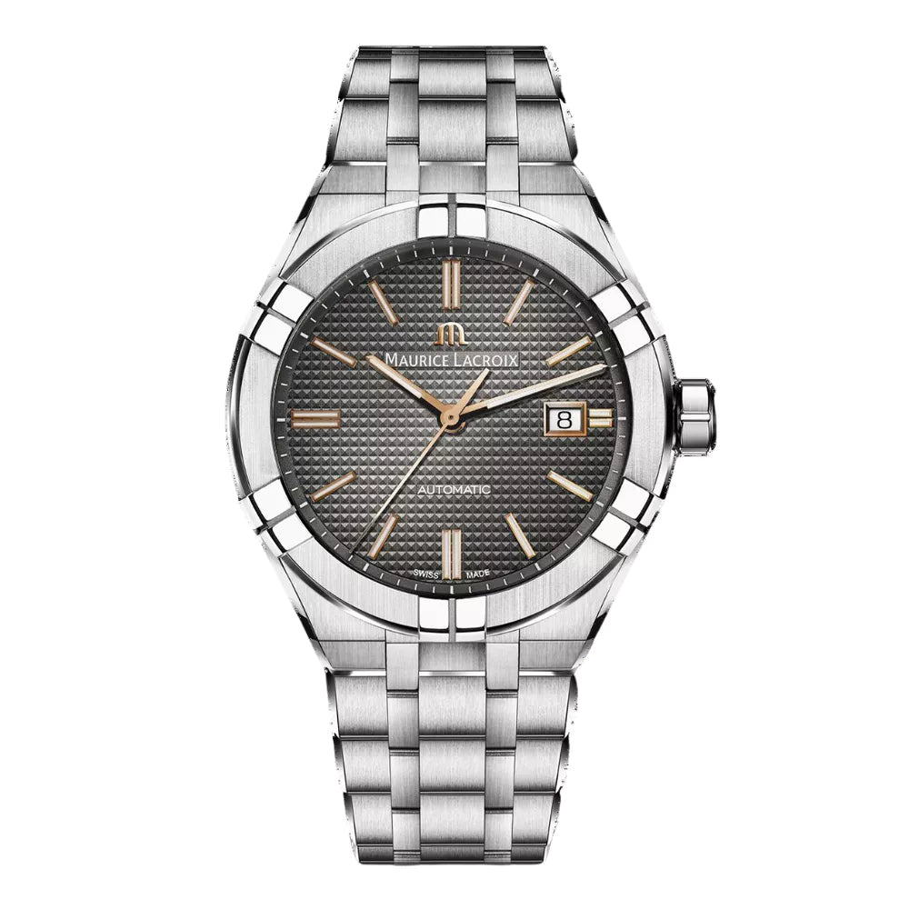 Maurice Lacroix AIKON Automatic Date 42mm Grey Dial AI6008-SS002-331-1