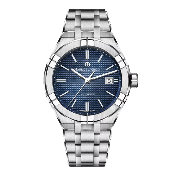 Maurice Lacroix AIKON Automatic Date 42mm Blue Dial AI6008-SS002-430-1
